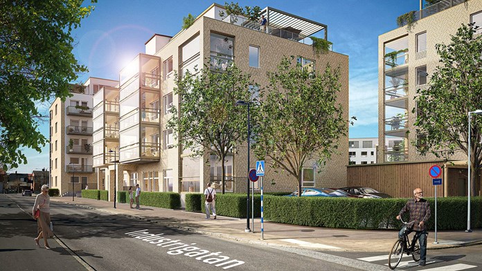 Bonum Brf Harmoni  husen från gatan