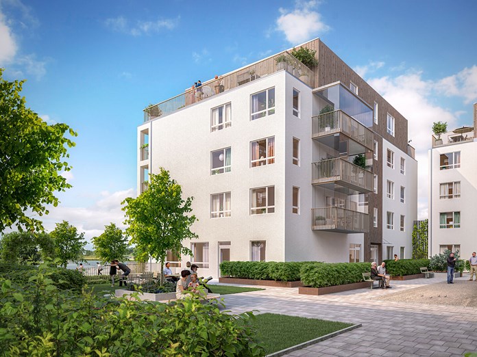 Huset sett från gården