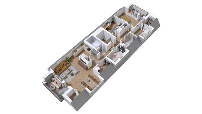 4 rum och kök 115 kvm 